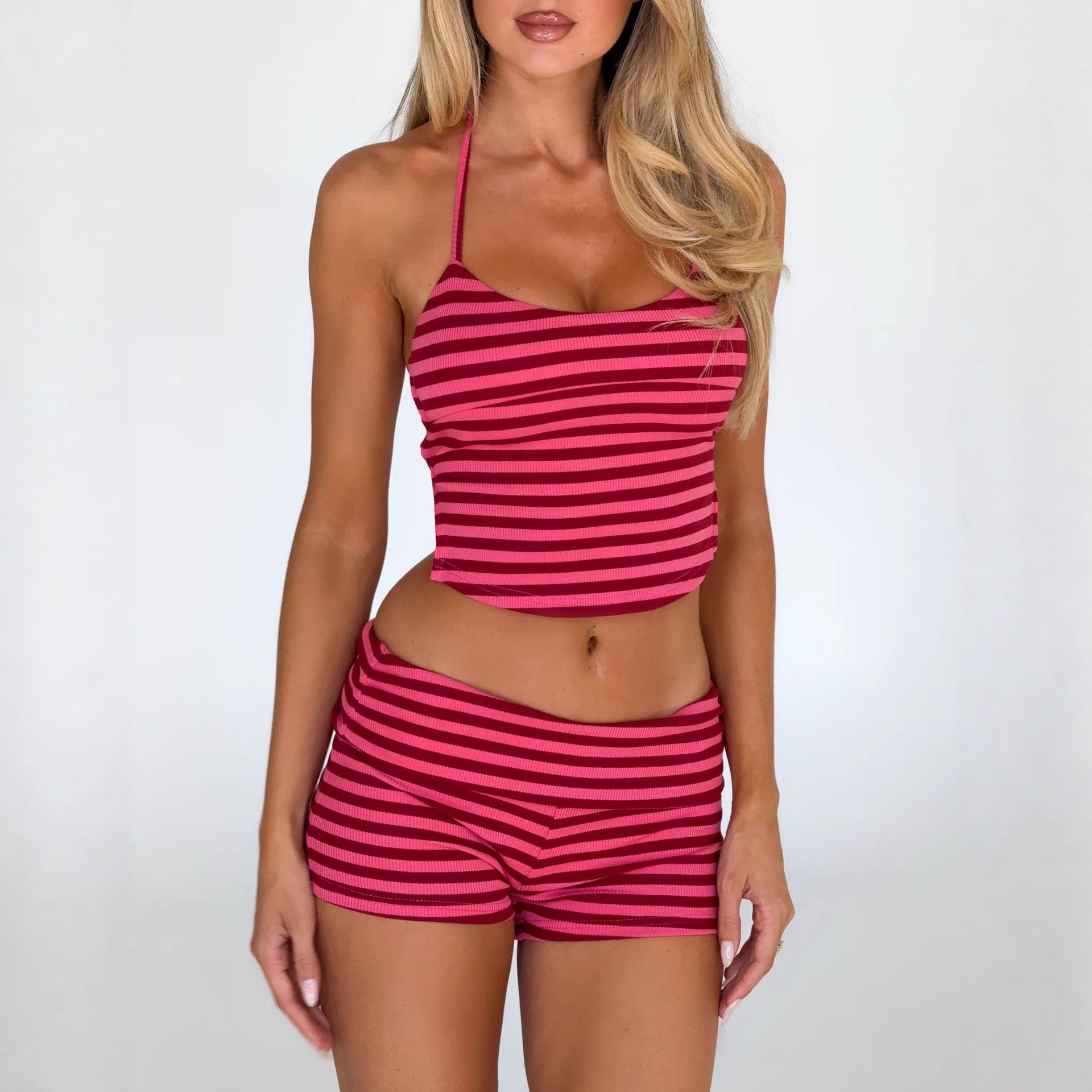 Damen Sportliche kurze Hose mit breitem Bund Shopnory