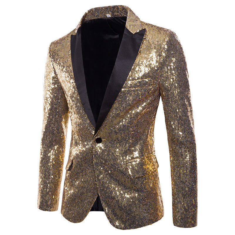 Herren Pailletten Formal Blazer ShopNory
