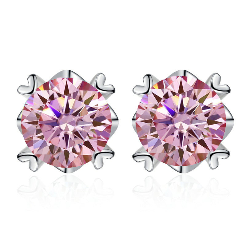 Damen Ohrstecker mit exquisiten bunten Kristallen Shop Nory