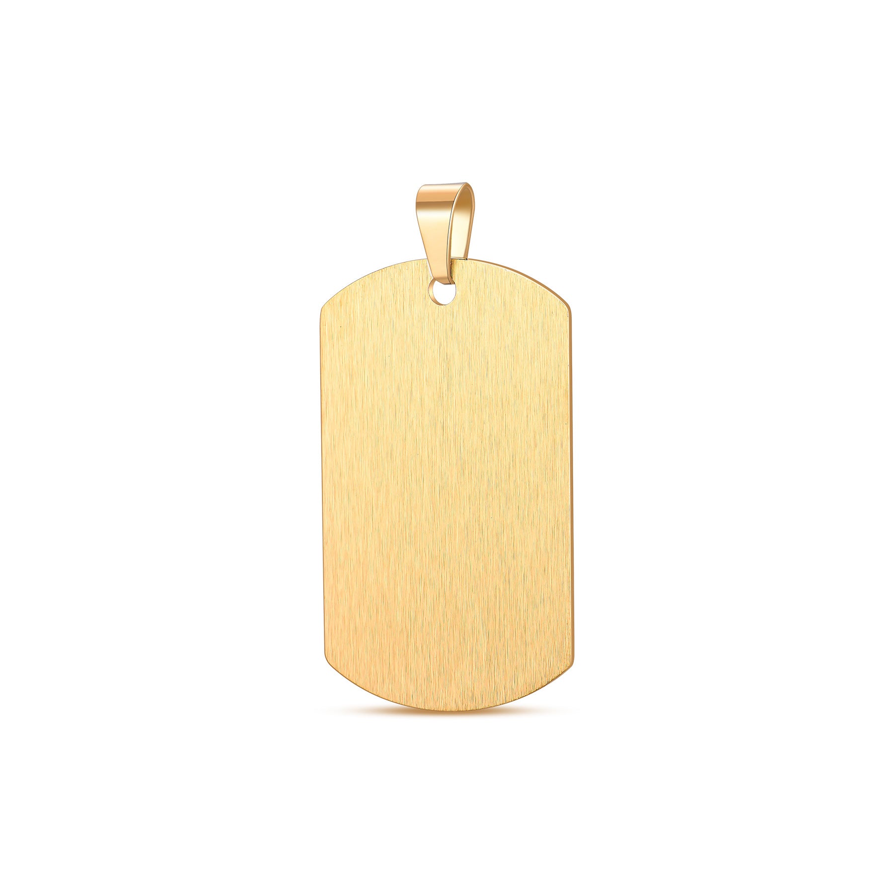 Damen gravierbarer Edelstahl-Anhänger im minimalistischen Design Shop Nory