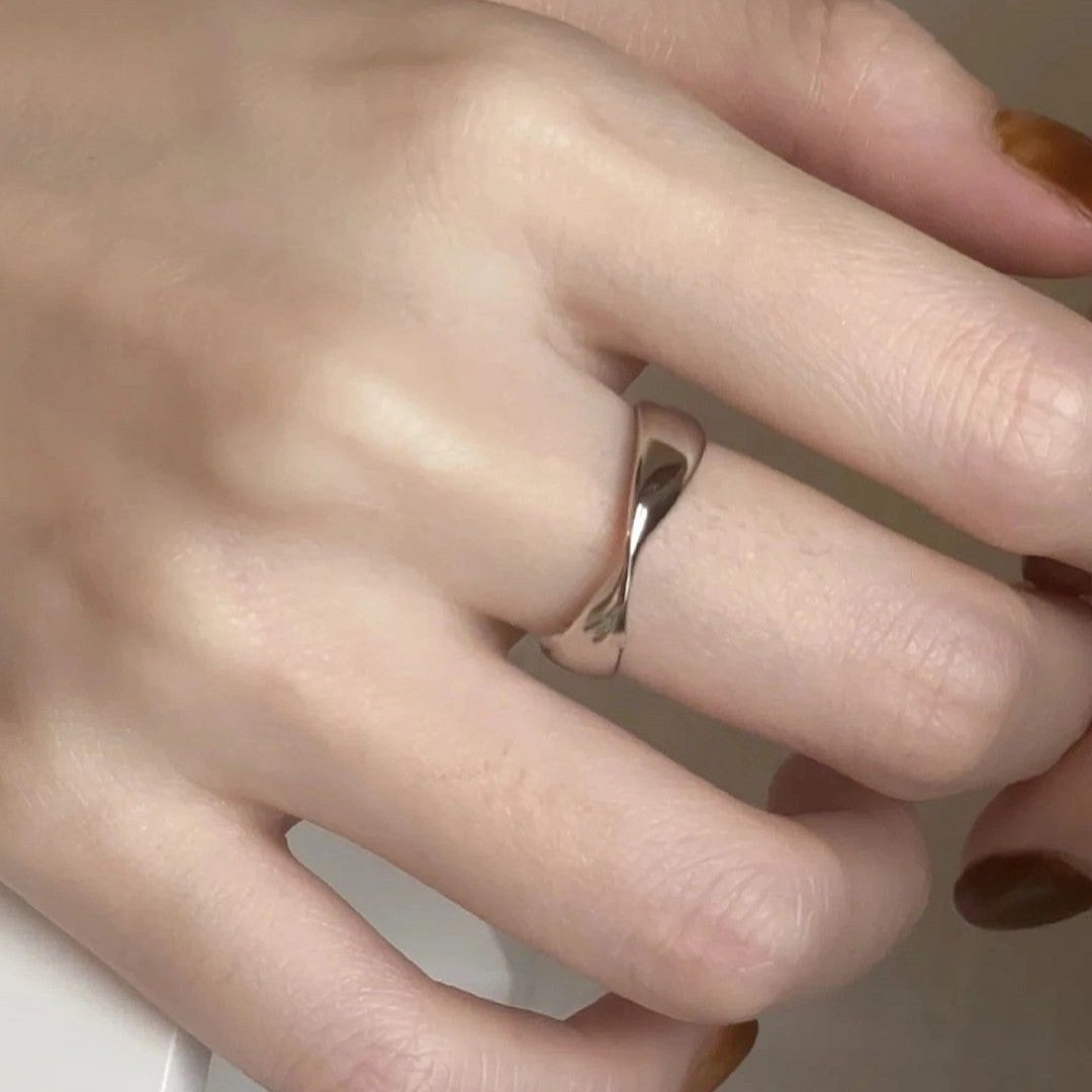 Damen Offener Ring mit elegant geschwungenem Design Shop Nory