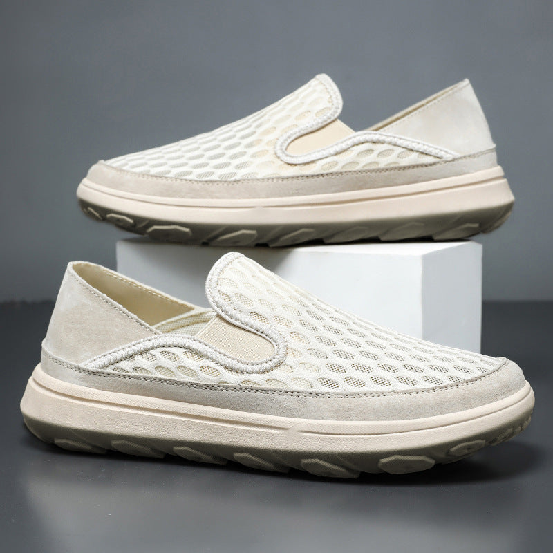 Herren nan atmungsaktiver Mesh-Slip-On Loafer mit elastischen Einsätzen und stoßdämpfender EVA-Sohle Shop Nory