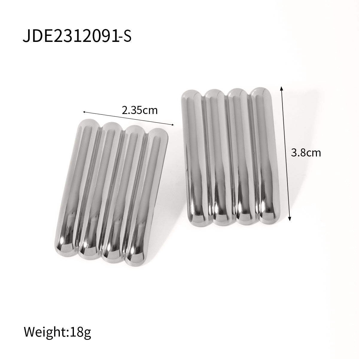 Damen Ohrstecker in Muschelform aus hochwertigem Metall Shop Nory