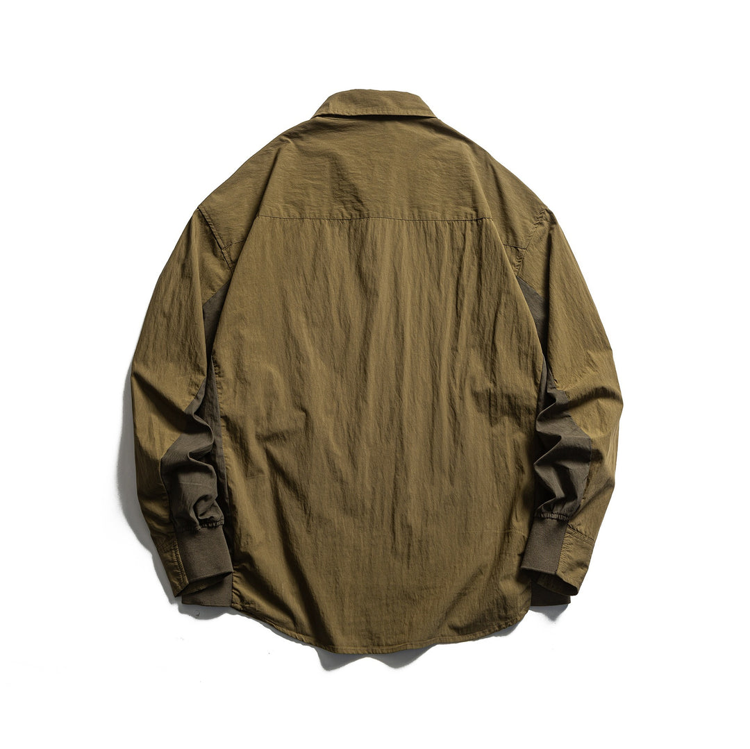 Herren Oversized Hemd mit Brusttasche und Rippbündchen Shop Nory