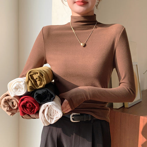 Damen Elegantes Rollkragenoberteil Shop Nory 1787620582