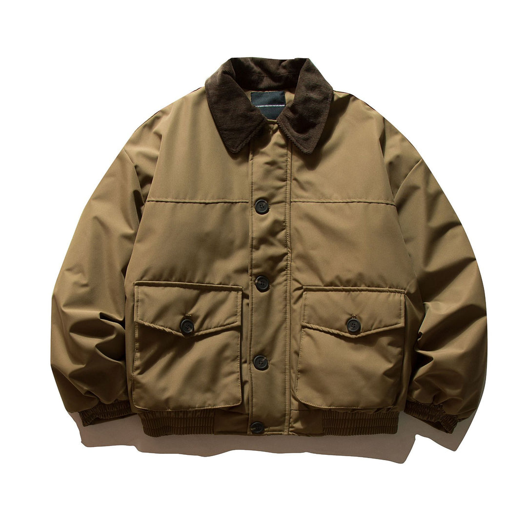 Herren Kurz geschnittener thermoisolierter Field‑Blouson mit Cordkragen und großzügigen Pattentaschen Shop Nory