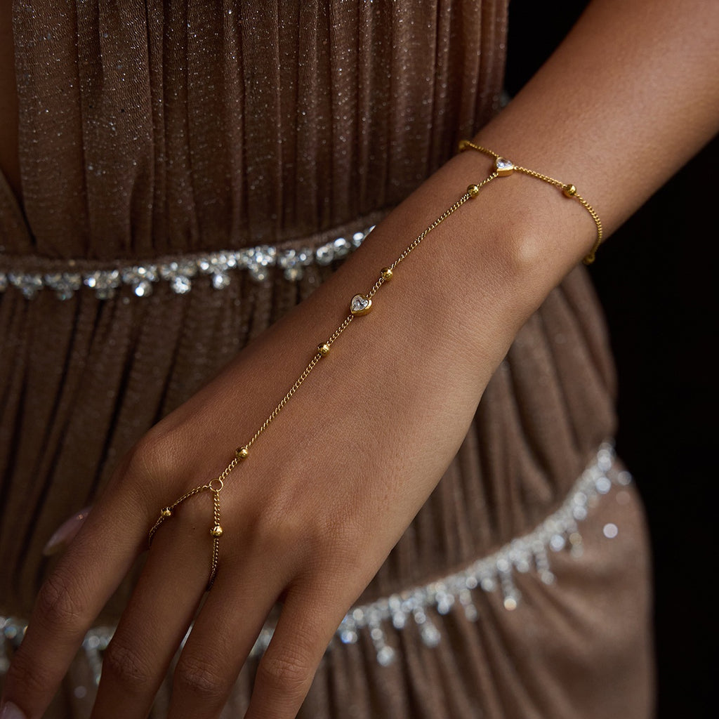 Damen Armband mit elegantem Zirkoniadesign und verstellbarem Verschluss Shop Nory