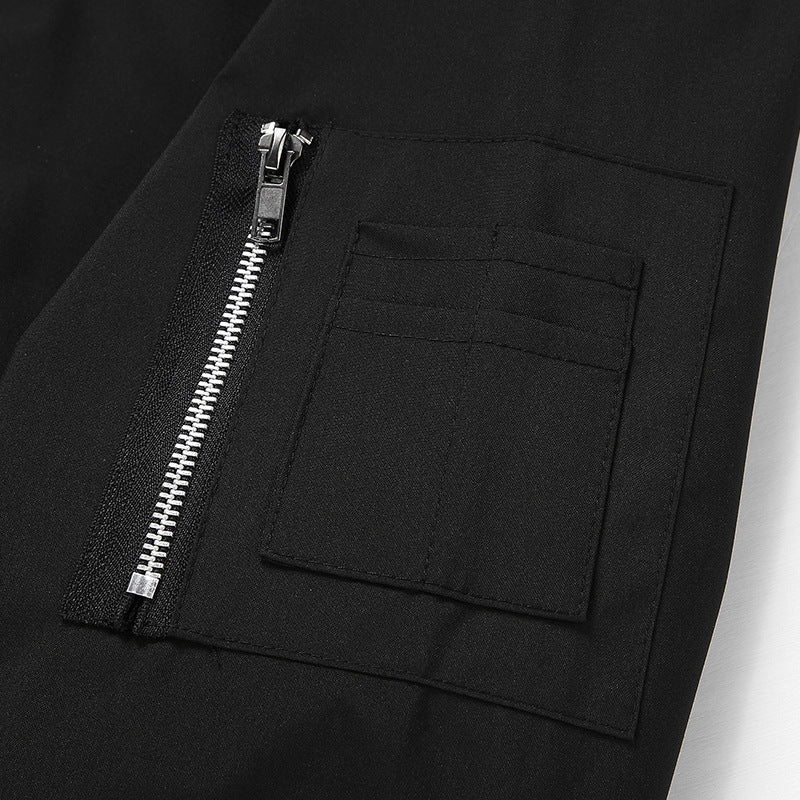 Herren Modische Bomberjacke mit Reißverschluss und praktischen Taschen Shop Nory