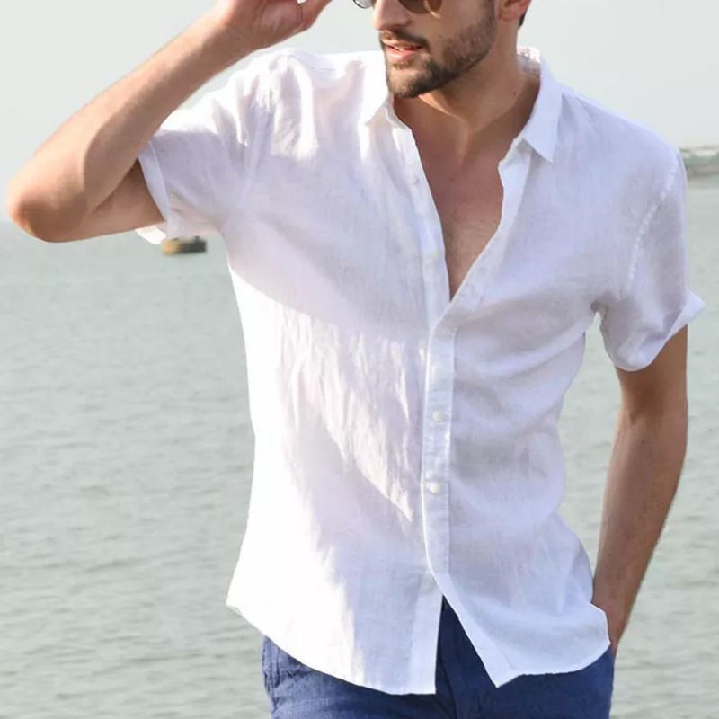 Herren Leichtes Leinenhemd ShopNory