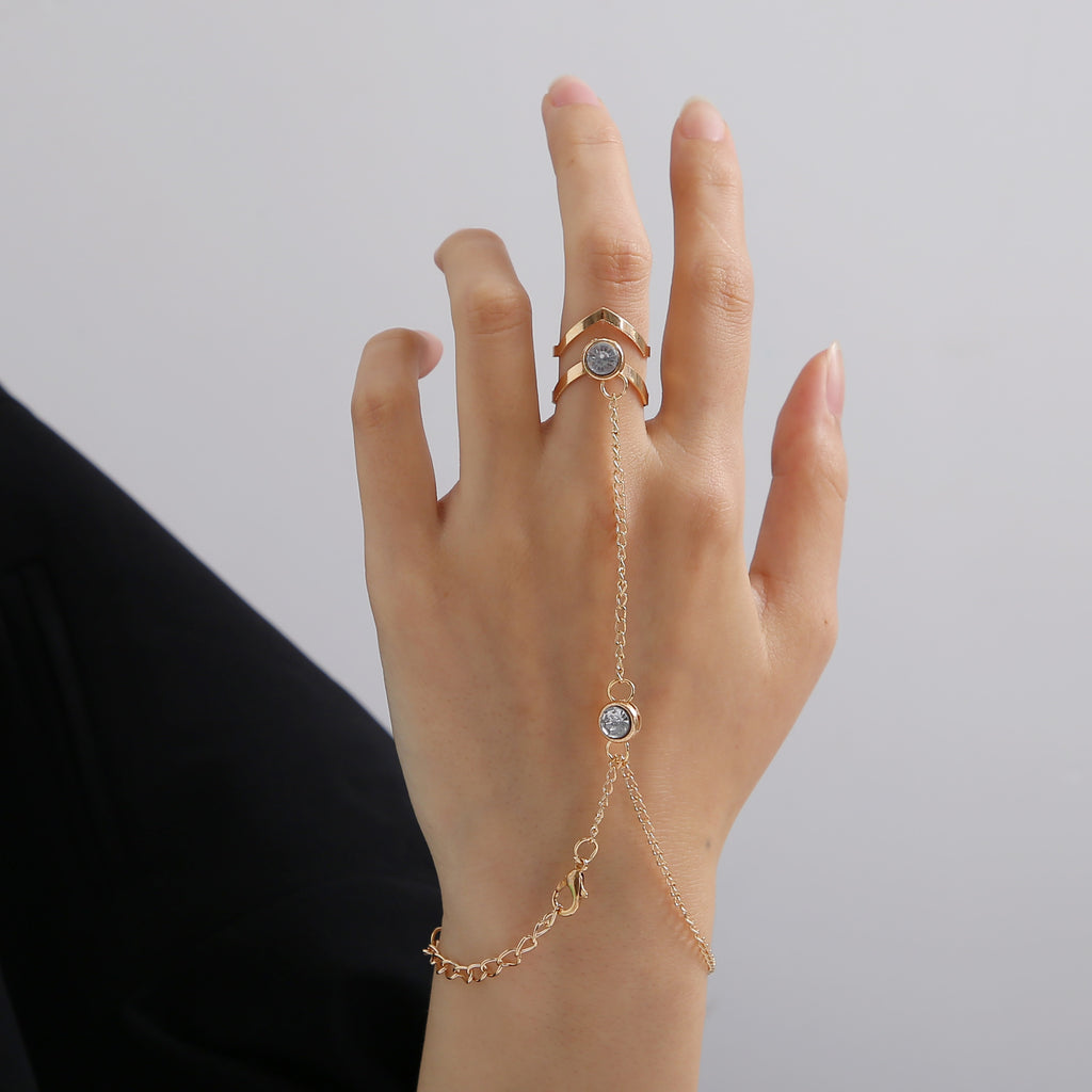 Damen Schmuckring-Set mit modernen, geometrischen Designs Shop Nory