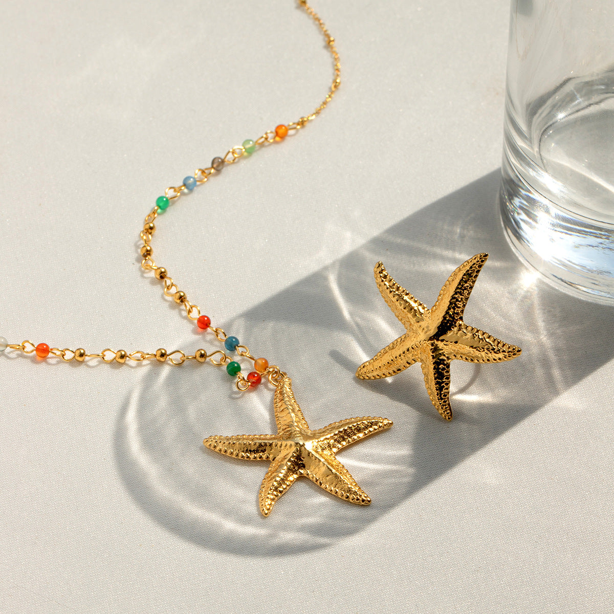 Damen Offener Ring im eleganten Seestern-Design Shop Nory
