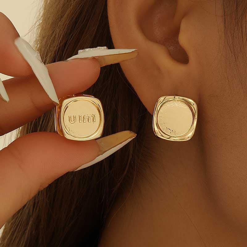 Damen Hängende Ohrringe mit eleganter, geschwungener Form Shop Nory