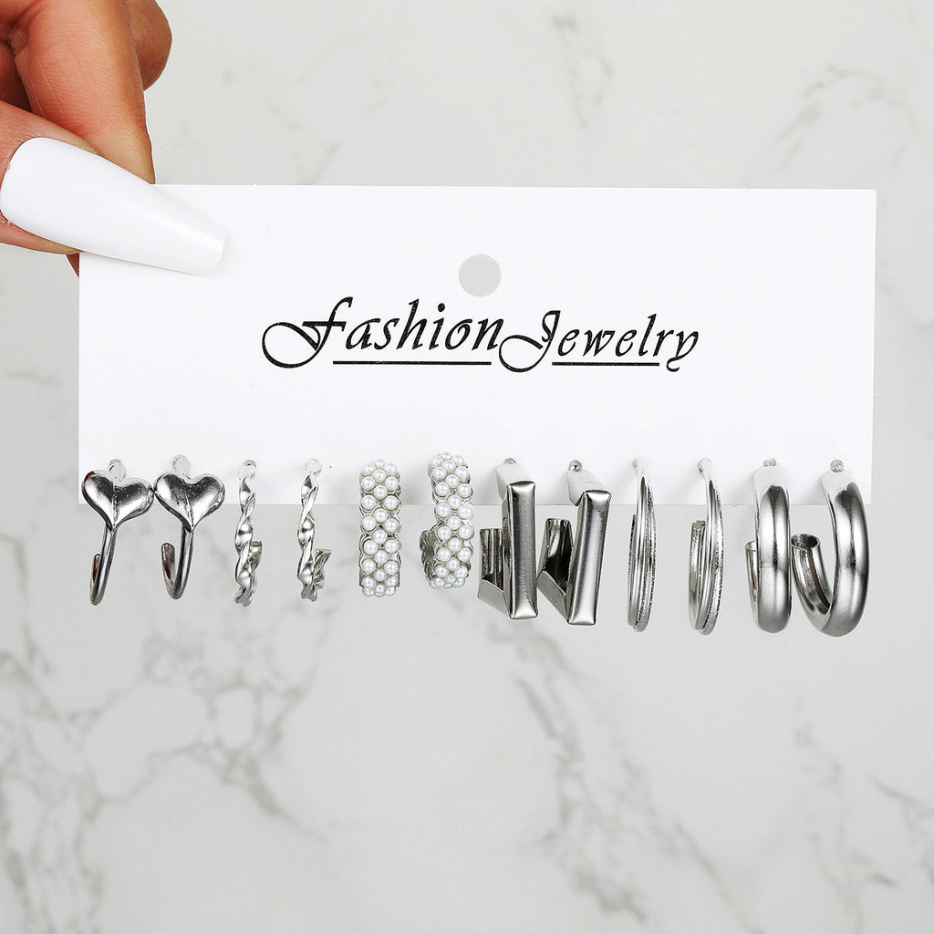 Damen Ohrstecker Set mit vielfältigen, kreativen Designs Shop Nory