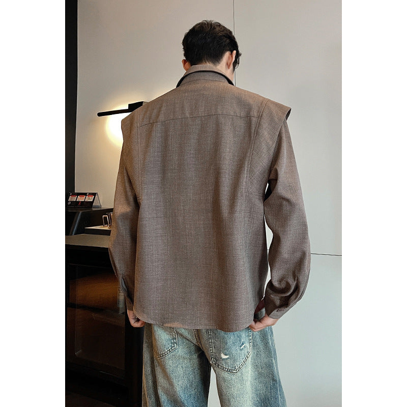 Herren Modische Hemdbluse mit strukturiertem Design Shop Nory
