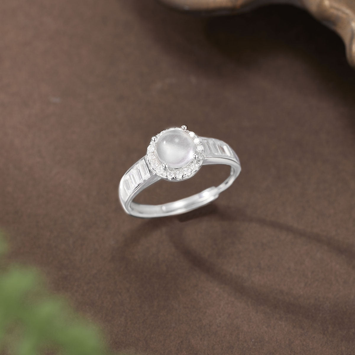 Damen Ring mit elegantem, funkelndem Kristallbesatz Shop Nory