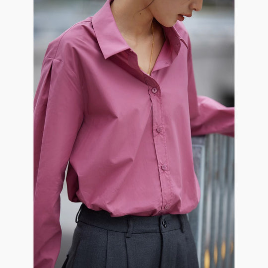 Damen Lässige und stilvolle Langarmbluse Shop Nory