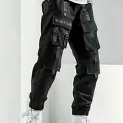 Herren Technische Utility-Cargohose mit Multifachtaschen, verstellbaren Gurtbändern & elastischen Saumbündchen Shop Nory