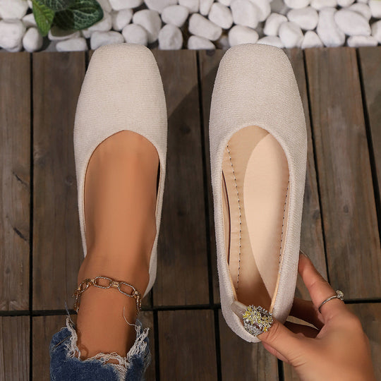Damen Ballerinas im eleganten und minimalistischen Design mit anatomischer Fußbettung
