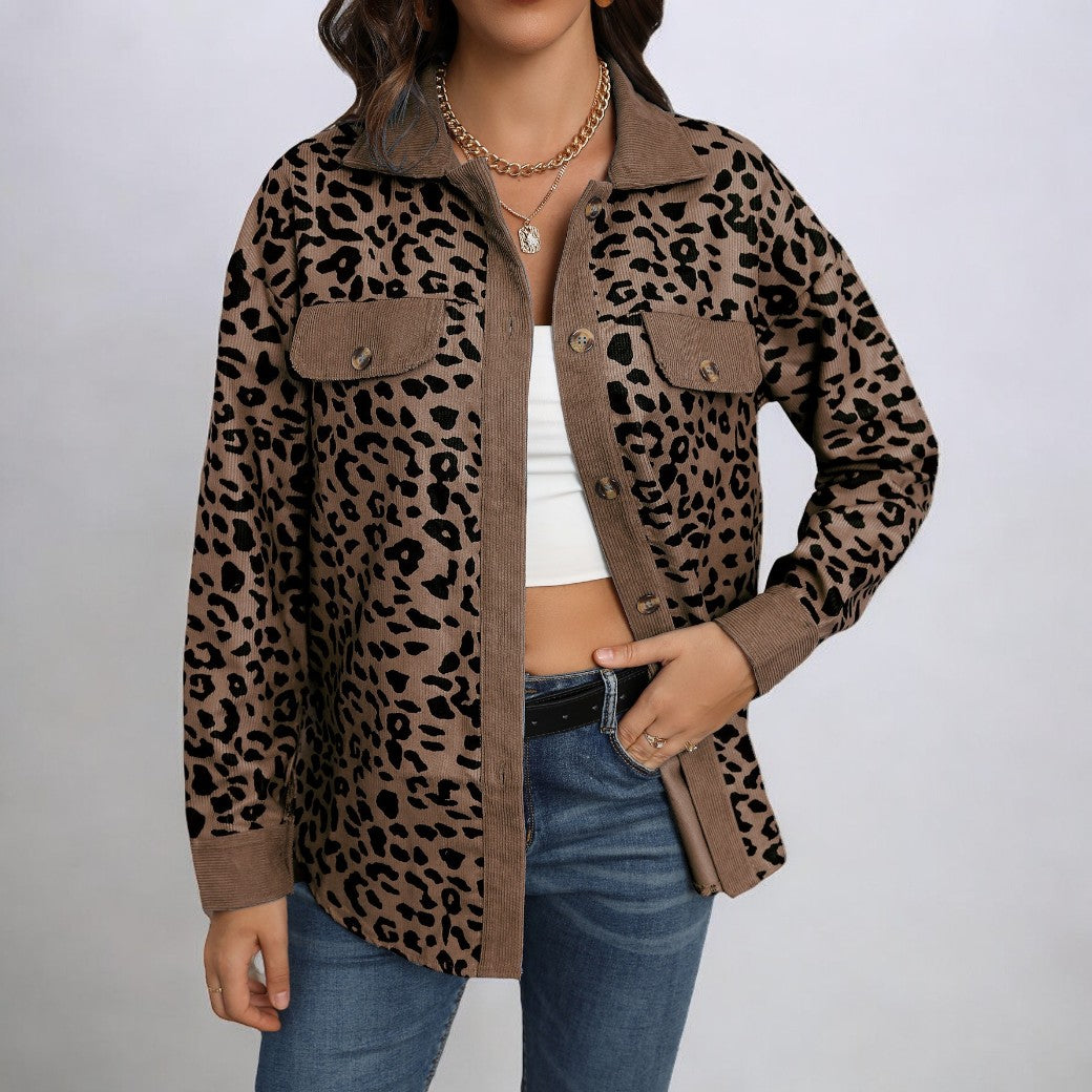 Stilvolle Leopardenjacke