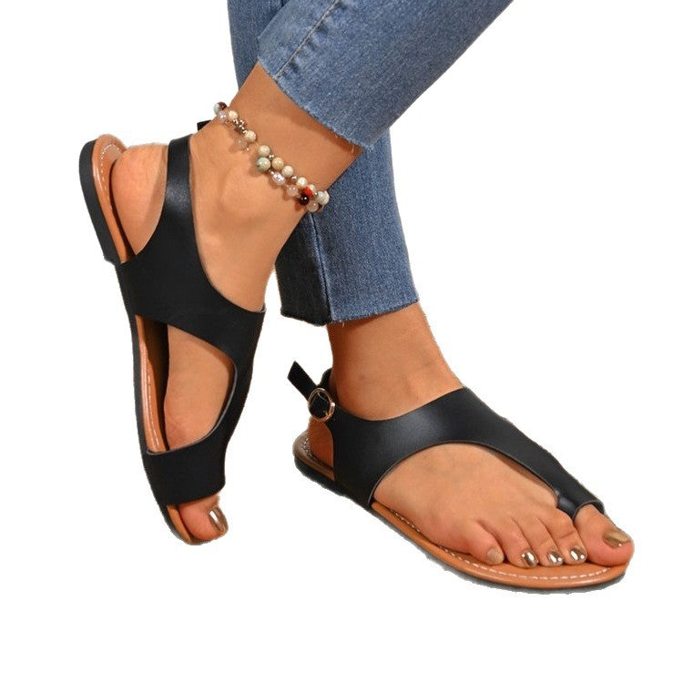 Damen offene Riemchen-Sandalen mit komfortabler Fußbettung