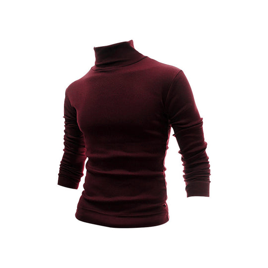 Herren Schmal geschnittenes Rollkragen-Feinstrickshirt mit Stretchkomfort Shop Nory