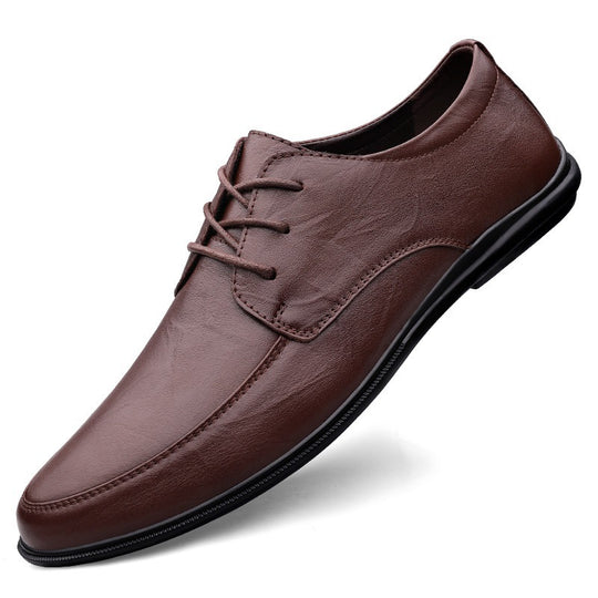 Herren Elegante Echtleder Schnürschuhe Shop Nory