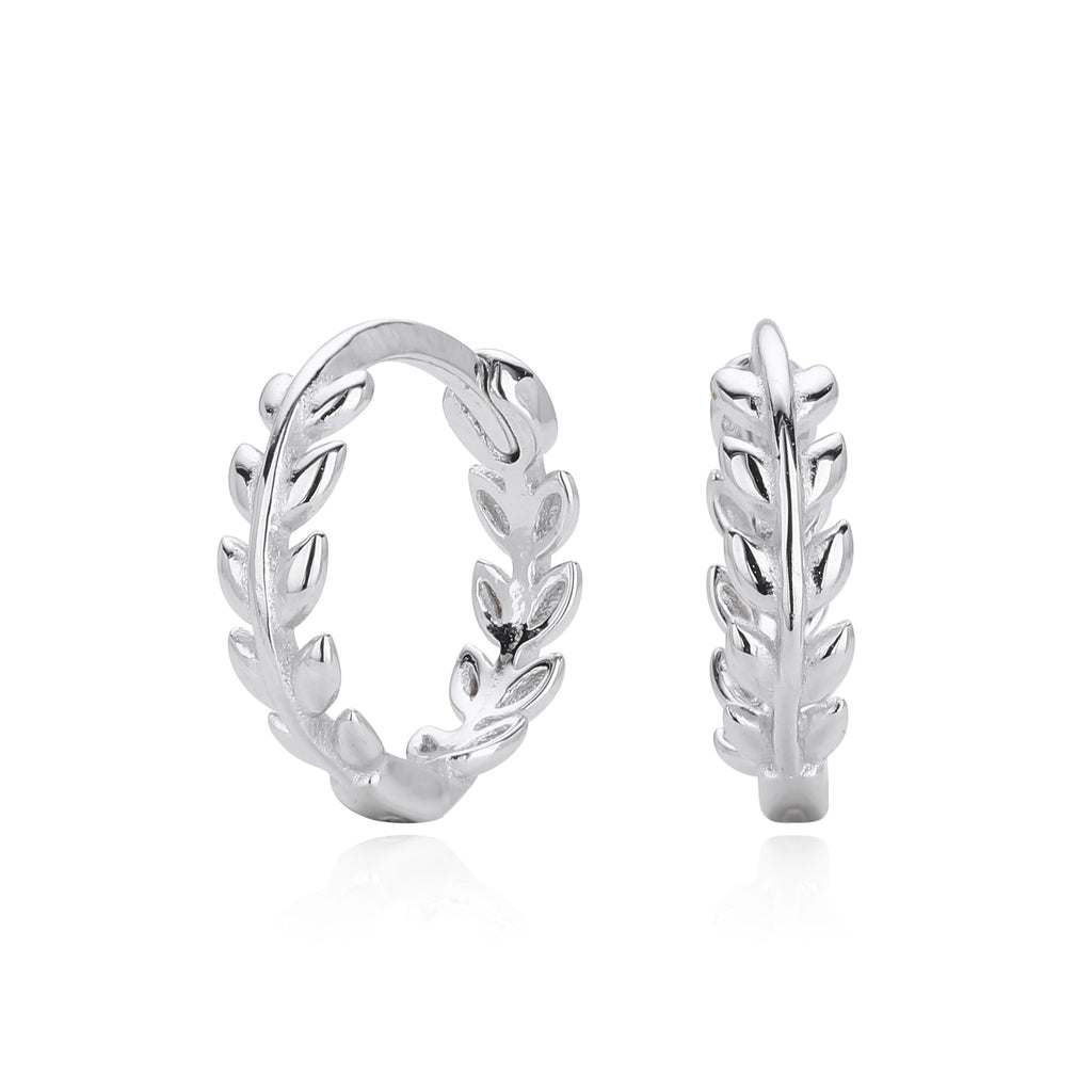 Damen Ohrstecker mit Blattdesign Shop Nory