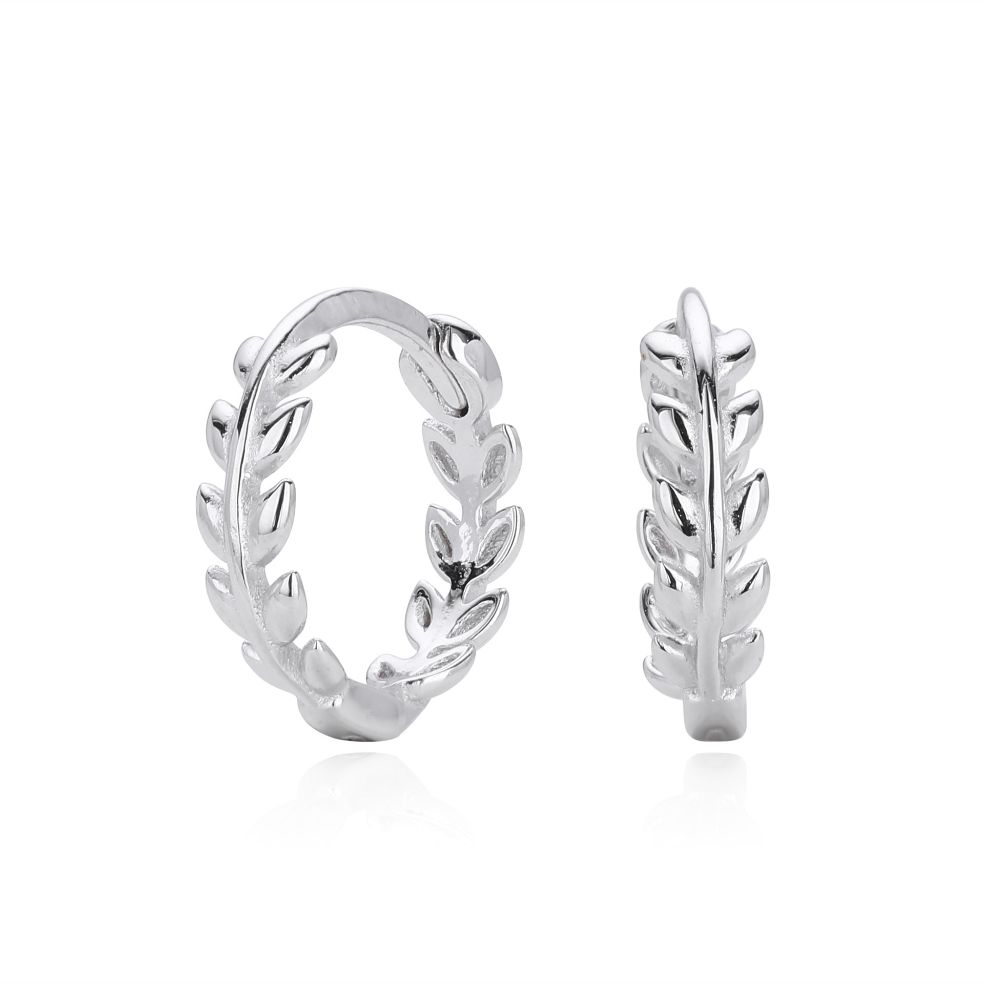 Damen Ohrstecker mit Blattdesign Shop Nory