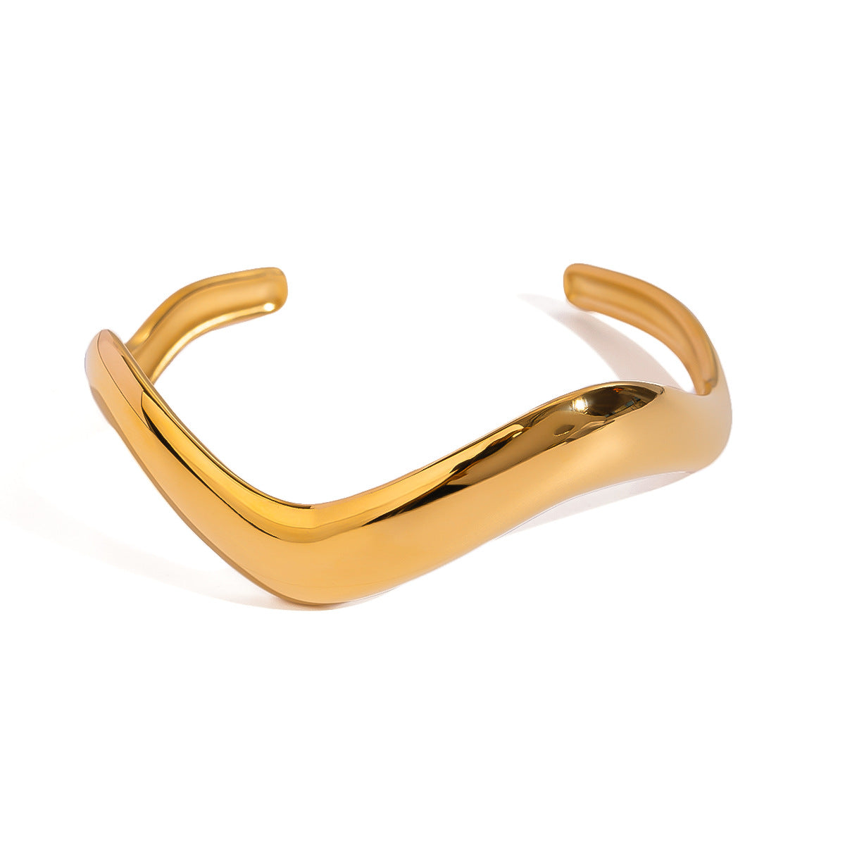 Damen elegantes, hypoallergenes Armreif aus hochwertigem Edelstahl Shop Nory
