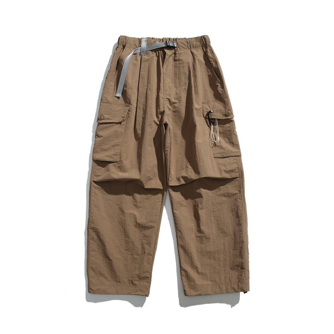 Herren Cargo-Hose im Utility‑Stil mit elastischem Bund und integriertem Gurt Shop Nory