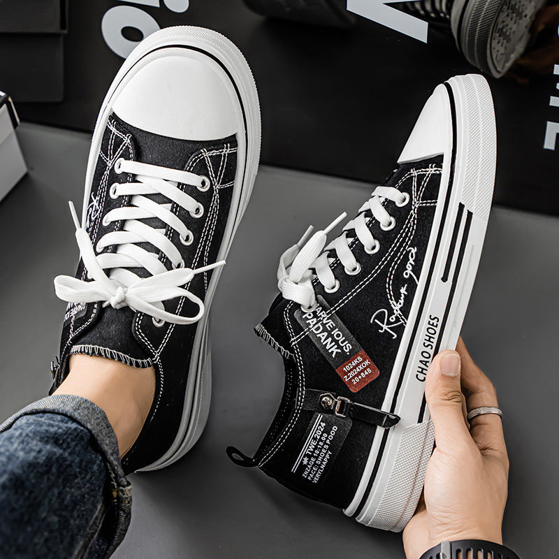 Damen lässige Sneakers aus strapazierfähigem Canvas mit modernem Design