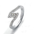 Damen Zart funkelnder Verlobungsring mit kunstvollem Design und hochwertigem Zirkonia Shop Nory