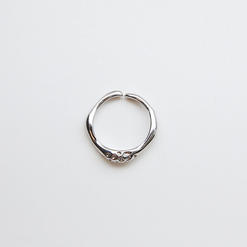 Damen Offener Ring mit strukturiertem Design Shop Nory