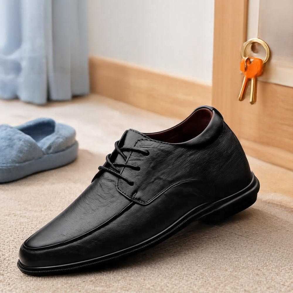 Herren Elegante Lederschnürschuhe Shop Nory