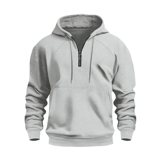 Herren funktionale Kapuzenpullover mit halbem Reißverschluss