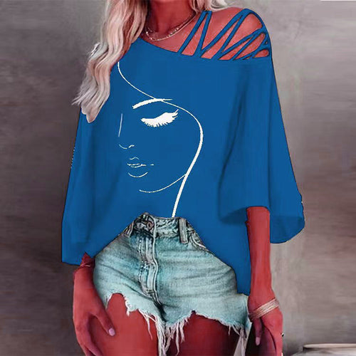 Damen Oversized T-Shirt mit grafischem Design