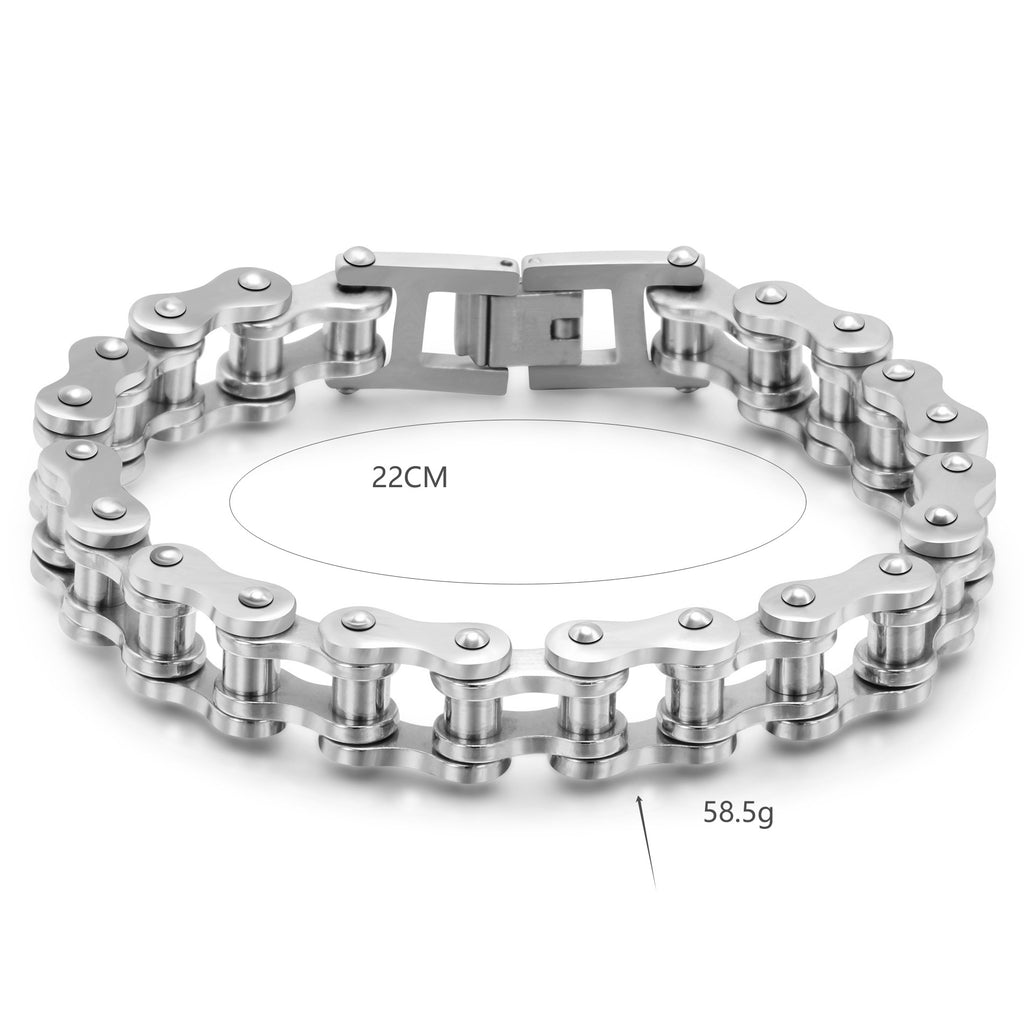 Herren Edelstahl Armband im Kettenlook Shop Nory