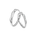 Damen Trauringe mit feinen gewundenen Designs und funkelnden Zirkonia Shop Nory