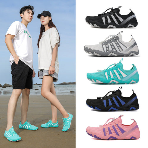 Damen Freizeit-Sneaker mit atmungsaktiver Netz-Oberfläche und flexiblem Sohlenprofil