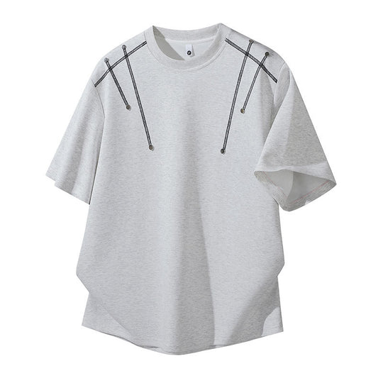 Damen Oversized T-Shirt mit einzigartigen Schulterdetails Shop Nory