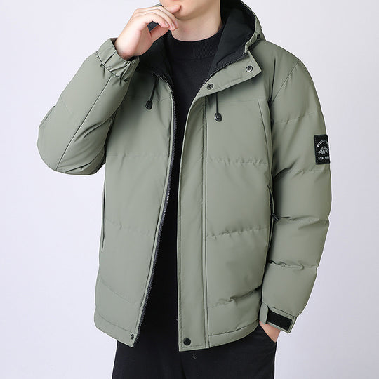 Herren Kapuzen-Steppjacke mit Thermofutter und verstellbarem Saum Shop Nory
