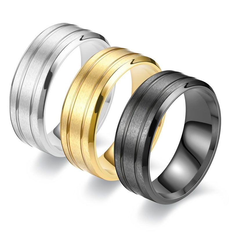 Herren Ring mit eleganter strukturierter Oberfläche und modernen Akzenten Shop Nory