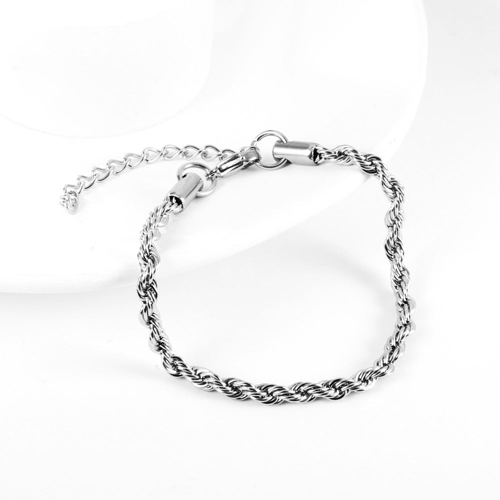 Damen luxuriöses Goldplattiertes Edelstahl Armkettchen mit verstellbarer Länge Shop Nory