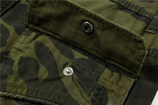 Herren Cargohose im Utility-Stil mit verstärkten Knien, Mehrfachtaschen und Kordelbund Shop Nory