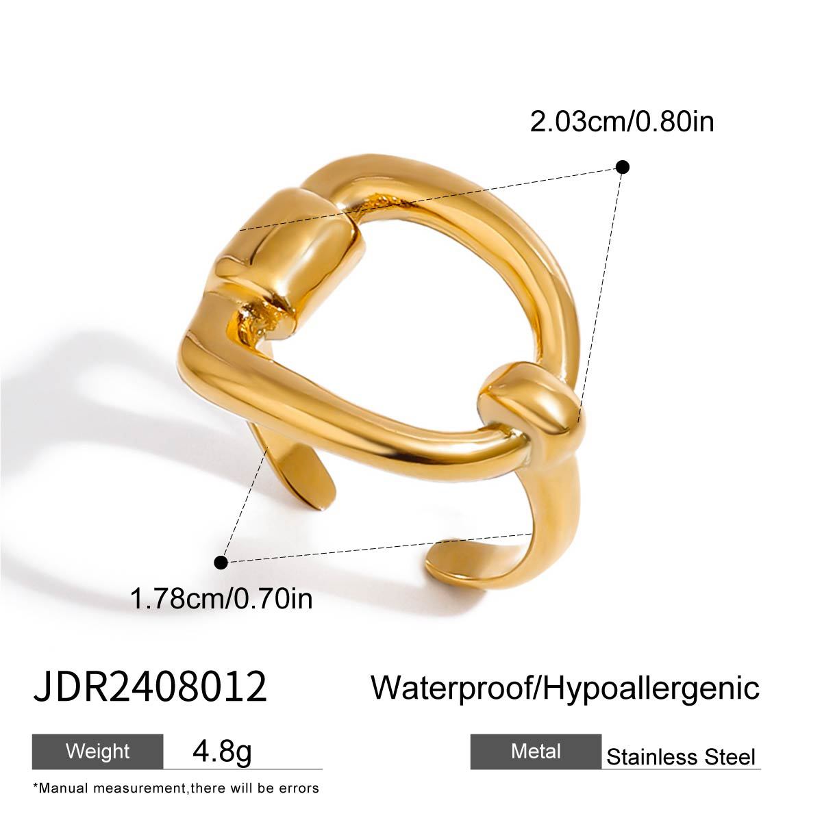 Damen Offenes Armband mit elegantem, hypoallergenem Design aus hochwertigem Edelstahl Shop Nory
