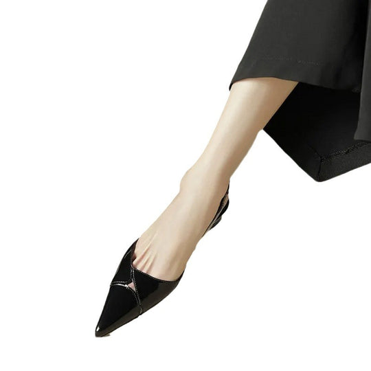 Damen Spitz zulaufende Slingback‑Pumps mit skulpturellem Hohlabsatz Shop Nory