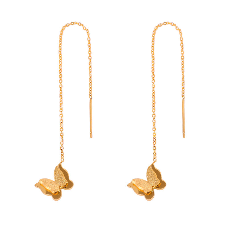 Damen Schmetterlings-inspirierte Ohrhänger Shop Nory