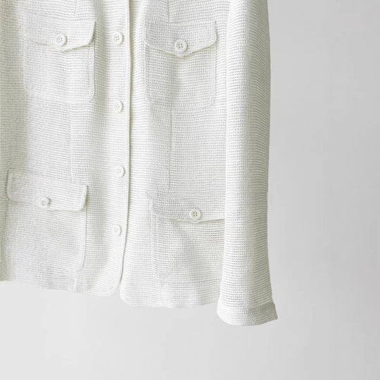 Damen Modische Boucléjacke mit praktischen Taschen Shop Nory