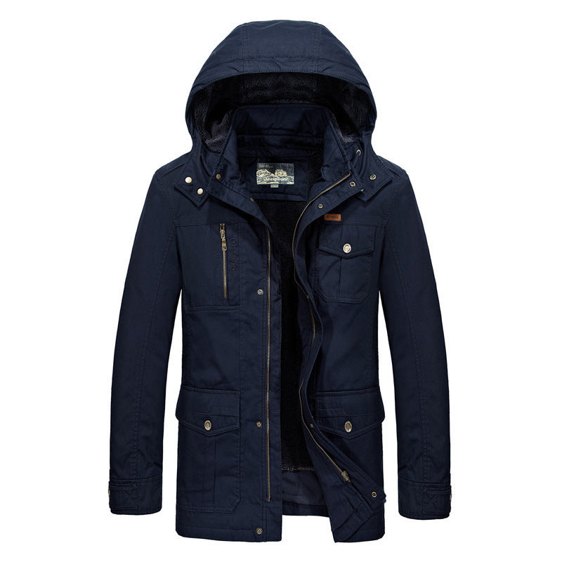 Herren Feldparka mit Teddyfutter und verstellbarer Kapuze Shop Nory