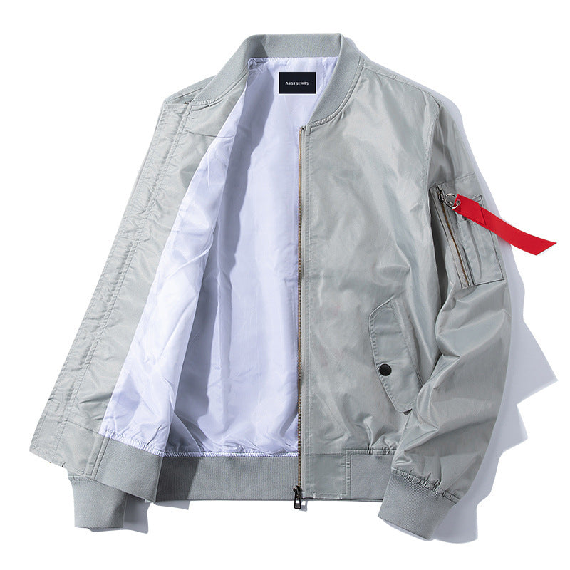 Herren Bomberjacke mit Kontrastfutter